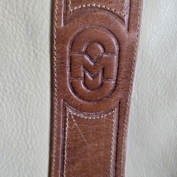 Marino Orlandi Brown and Cream Backpack - Picture 13 of 16